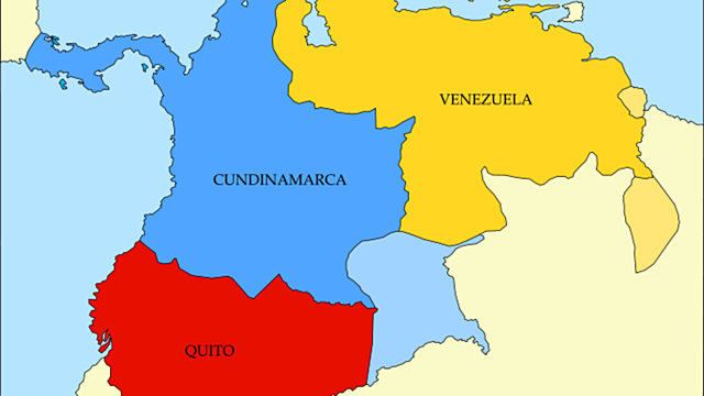 Disolución de la Gran Colombia.