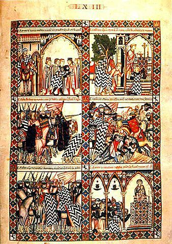 Miniaturas de Cantigas de Santa María