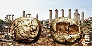 primeras monedas en el mundo