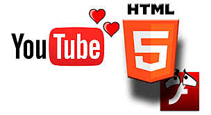 muchos sitios web fuertes como youtube implementan el uso de html