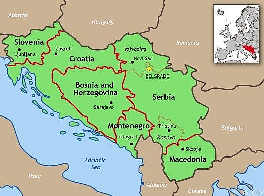 Bosnia-Herzegovina separates from Yugoslavia