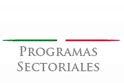 Programas sectoriales