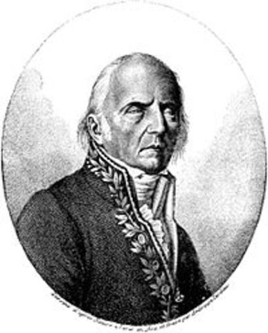 Nascimento do criador de uma teoria evolutiva Jean-Baptiste de Lamarck