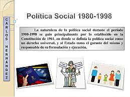La política y la política social (1980)