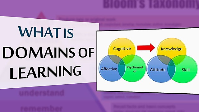 Instructional Design & Technology: Domains of Learning (Event 1)