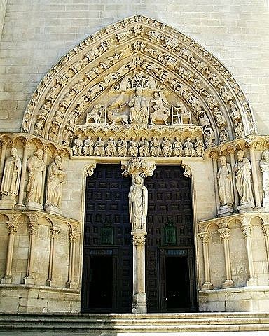 Puerta del Sarmental de la catedral de Burgos