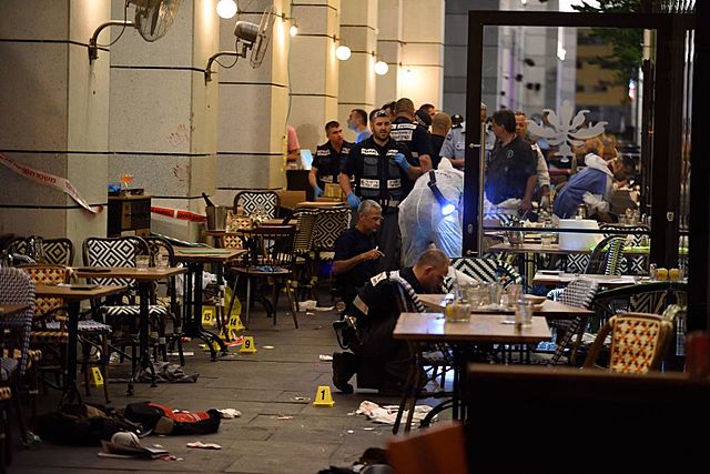 Tel Aviv Cafe Shooting - 4 Dead/21 Injured