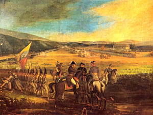 Batalla del Bajo Palacé, los realistas son derrotados