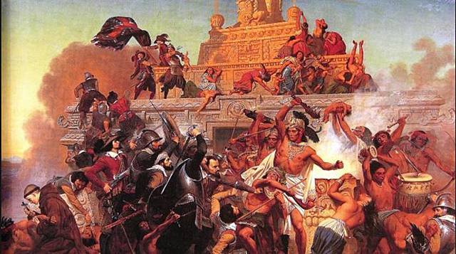 Conquista de Hernán Cortés del Imperio Azteca