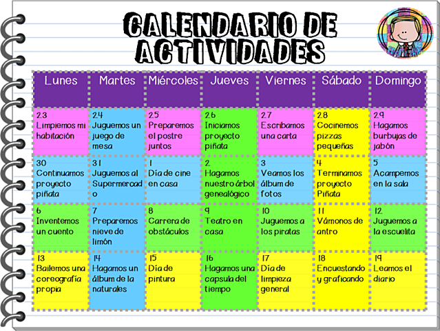 Cronograma de actividades