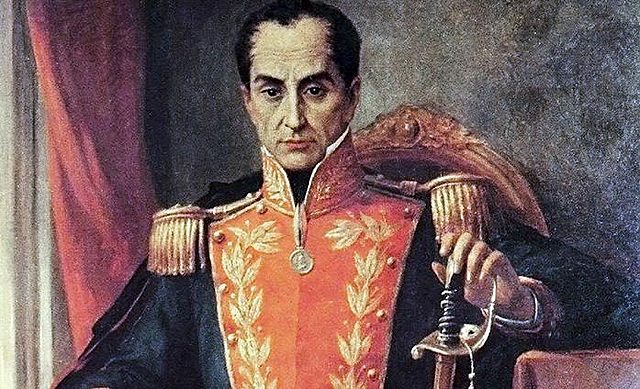 Simón Bolívar proclama la República de Colombia en el Congreso de Angostura