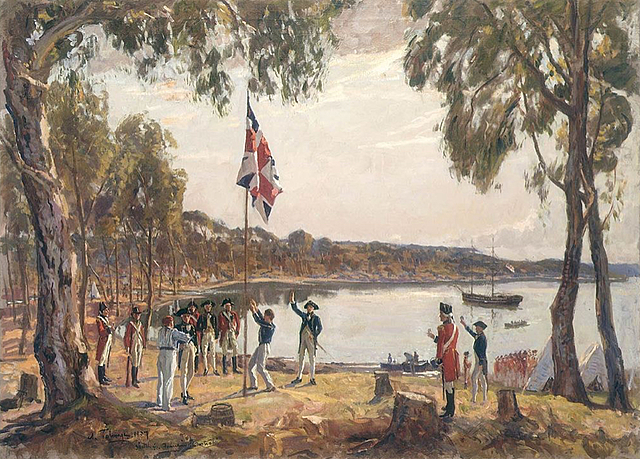 Captain Arthur Phillip Establishes a Convict Settlement