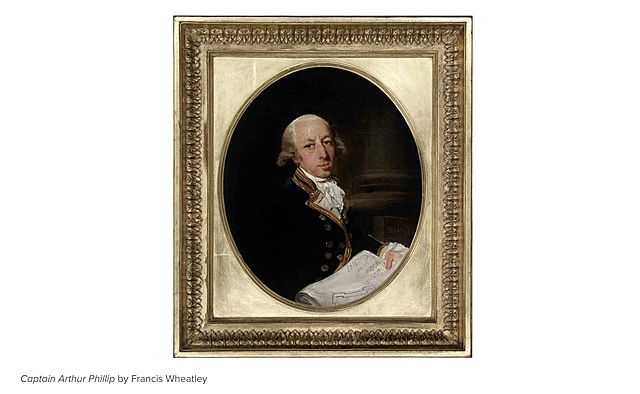 Convict Settlement at Sydney Cove - Captain Arthur Phillip