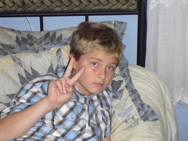 My brother was born.