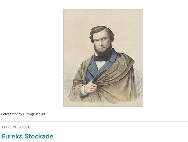 Eureka Stockade -Peter Lalor