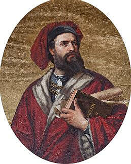 Marco polo inicia sus viajes a China.