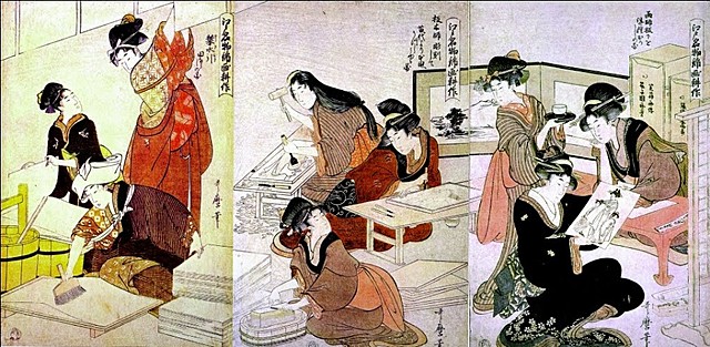 Período Azuchimomoyama: Xilografía japonesa