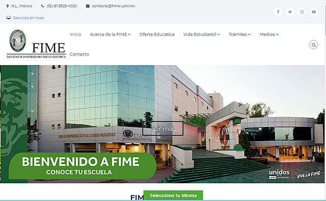 Renueva FIME su página Web