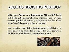 Registros Públicos