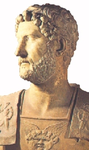 Hadrian becomes ruler