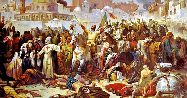 I crociati conquistano Gerusalemme