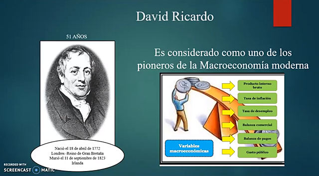 Nace David Ricardo. Macroeconomia Moderna. Pionero de macroeconomia.