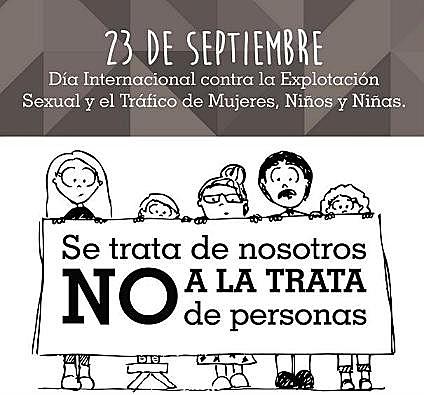 Día internacional contra la explotación sexual y la trata de personas