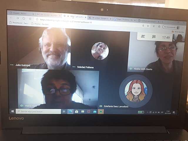 Reunión sincrónica por Google Meet