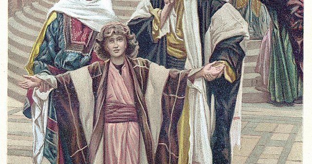 Jesus visits the temple