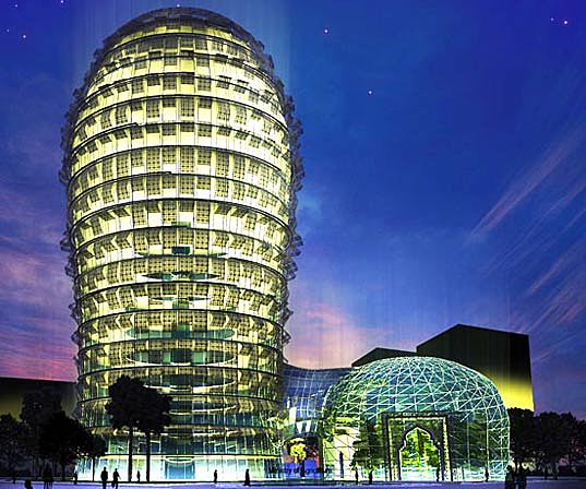 Hotel Qatar sprouts (Biomímesis)