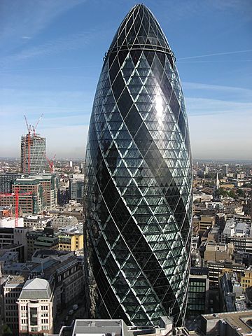 El edificio Gherkin (Biomímesis)