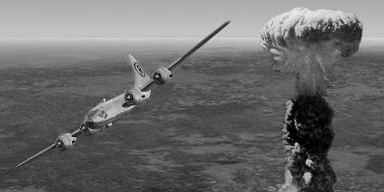 Bomba atómica sobre Hiroshima y Nagasaki.