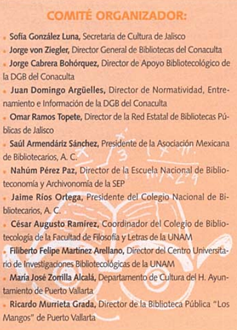 Segundo Encuentro Internacional sobre Bibliotecas Públicas