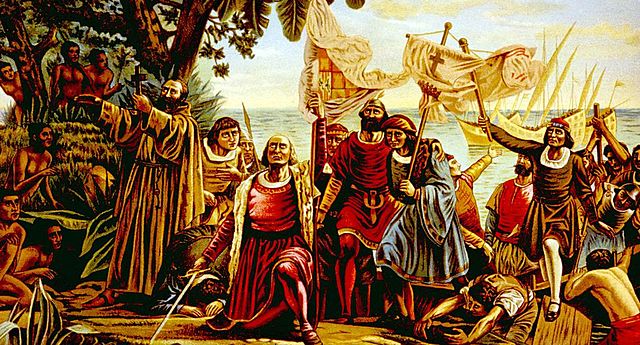 Llegada de Cristóbal Colón a América