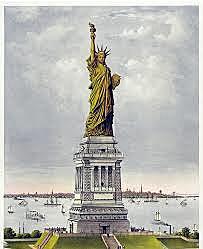 Statue of Liberty is dedicated