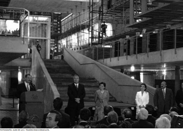 Inauguración de la Biblioteca de Vasconcelos
