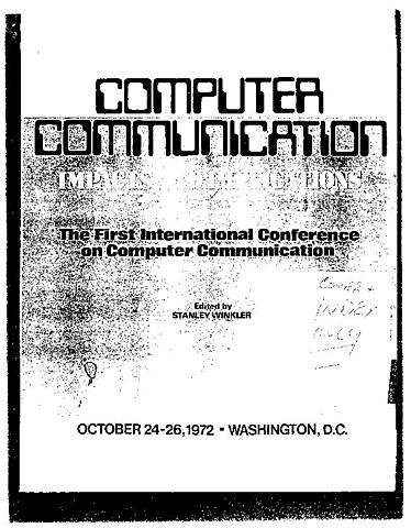 1972 International Conference on Computer Communications