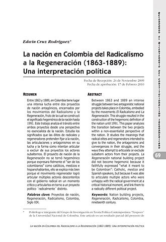 Influencia de radicalismo.