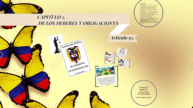 Capitulo 5. De los deberes y obligaciones. (1991)