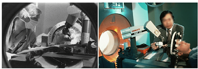 Primer uso documentado de robot en cirugia