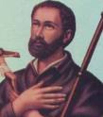 Saint Francis Xavier Arrives in Japan