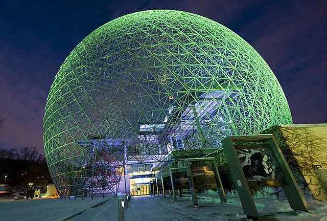 Cúpulas geodésicas (Biomímesis)