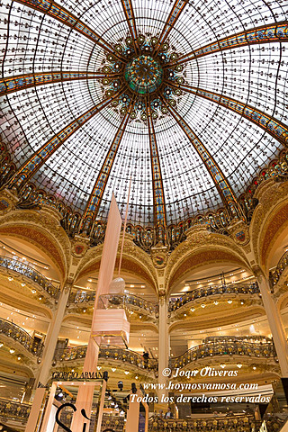 La cúpula de las Galerías Lafayette