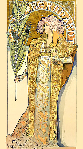 Cartel publicitario difundido por las calles de París