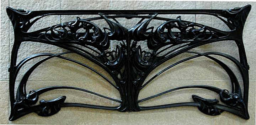 Panel central de balcón mayor