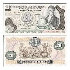 BILLETE DE 20 PESOS