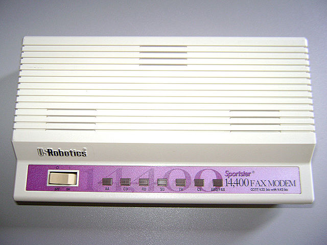 Se da la producción generalizada de módems en Estados Unidos y surge el concepto de modem