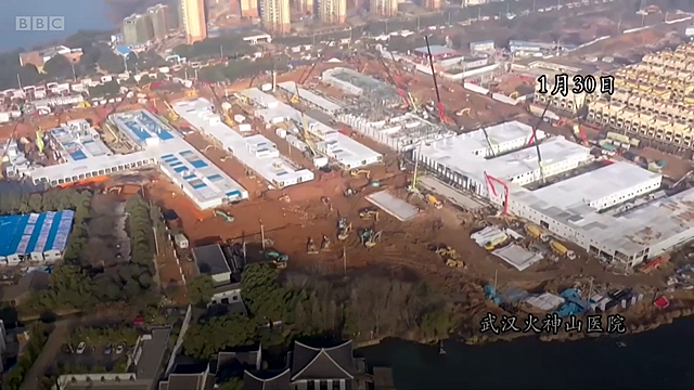 Wuhan begins construction of temporary hospital.