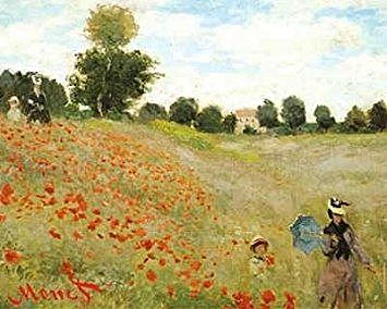 Poppy Field Near Argenteuil
