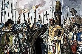 Muerte del último inca Atahualpa